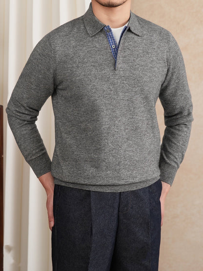 PIETRO ZIP-NECK KNIT SWEATER