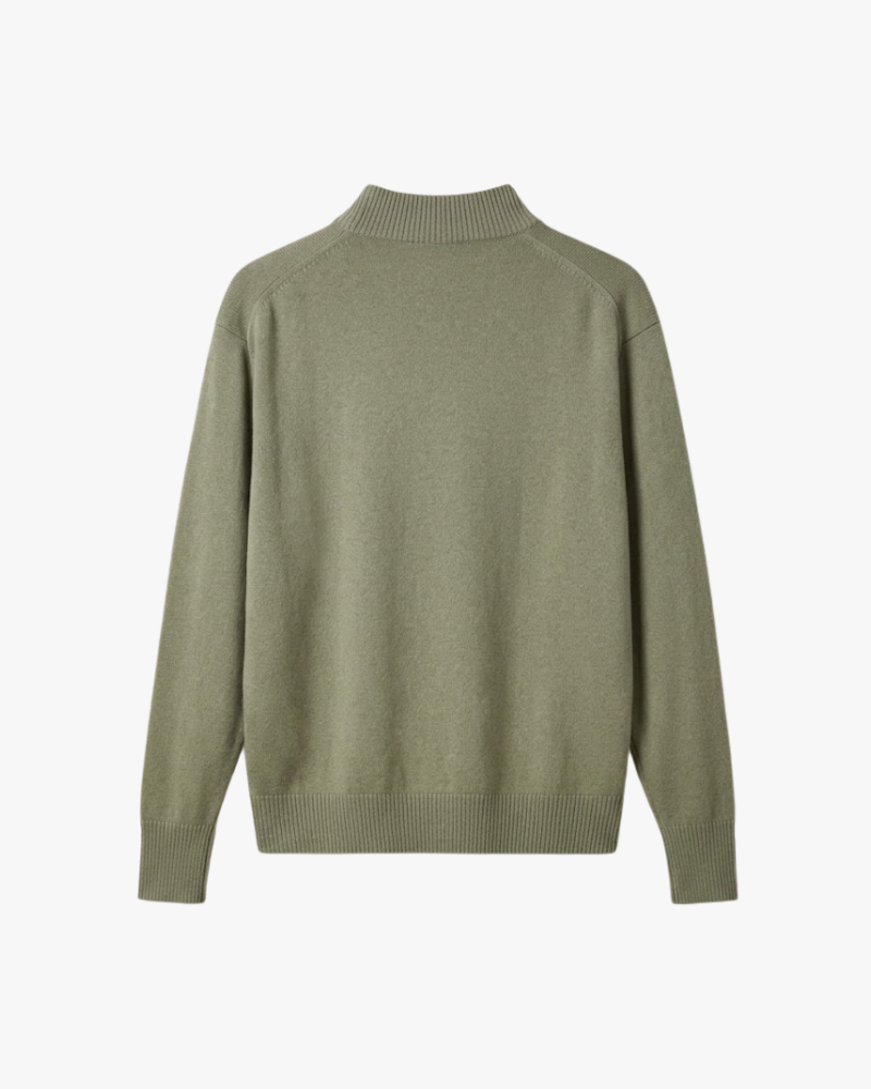 HARVEY MERINO MOCK NECK SWEATER