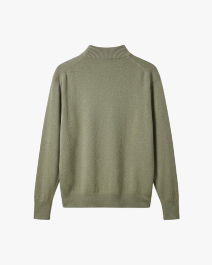 HARVEY MERINO MOCK NECK SWEATER