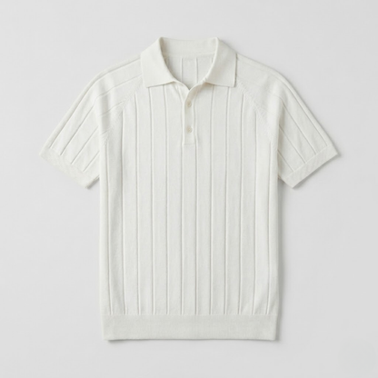 MASSIMO RIBBED KNIT POLO