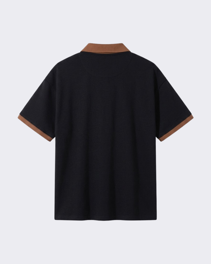 EVAN CONTRAST KNIT POLO