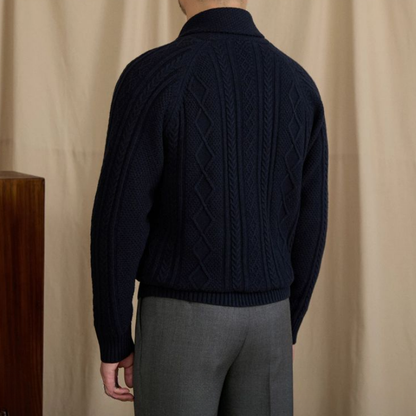 DARIO CABLE KNIT CARDIGAN