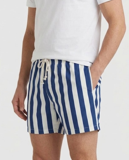 GIORDANO STRIPED SWIM SHORTS