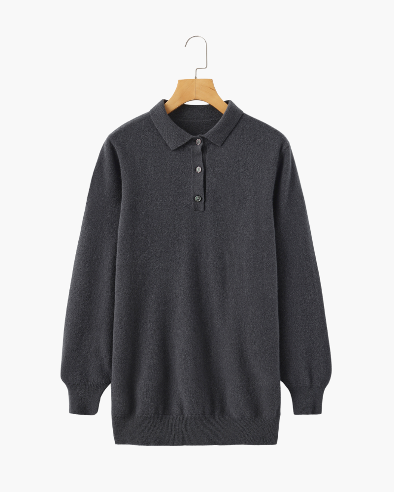 ROWAN MERINO HENLEY SWEATER