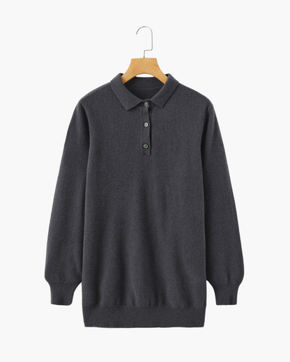 ROWAN MERINO HENLEY SWEATER