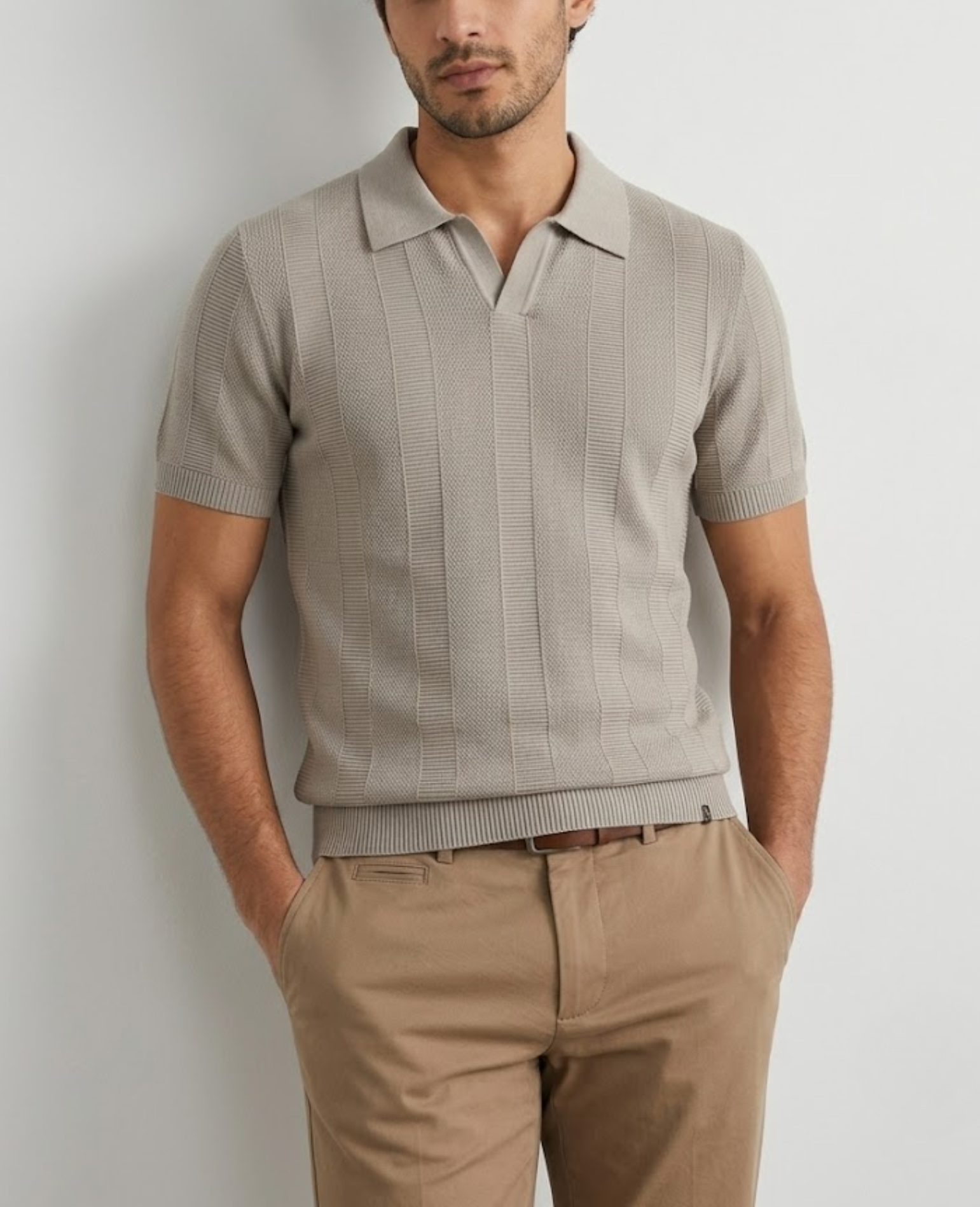 napoli dress shirts Cotton and Linen Mix Dress Shirt ISAIA Napoli