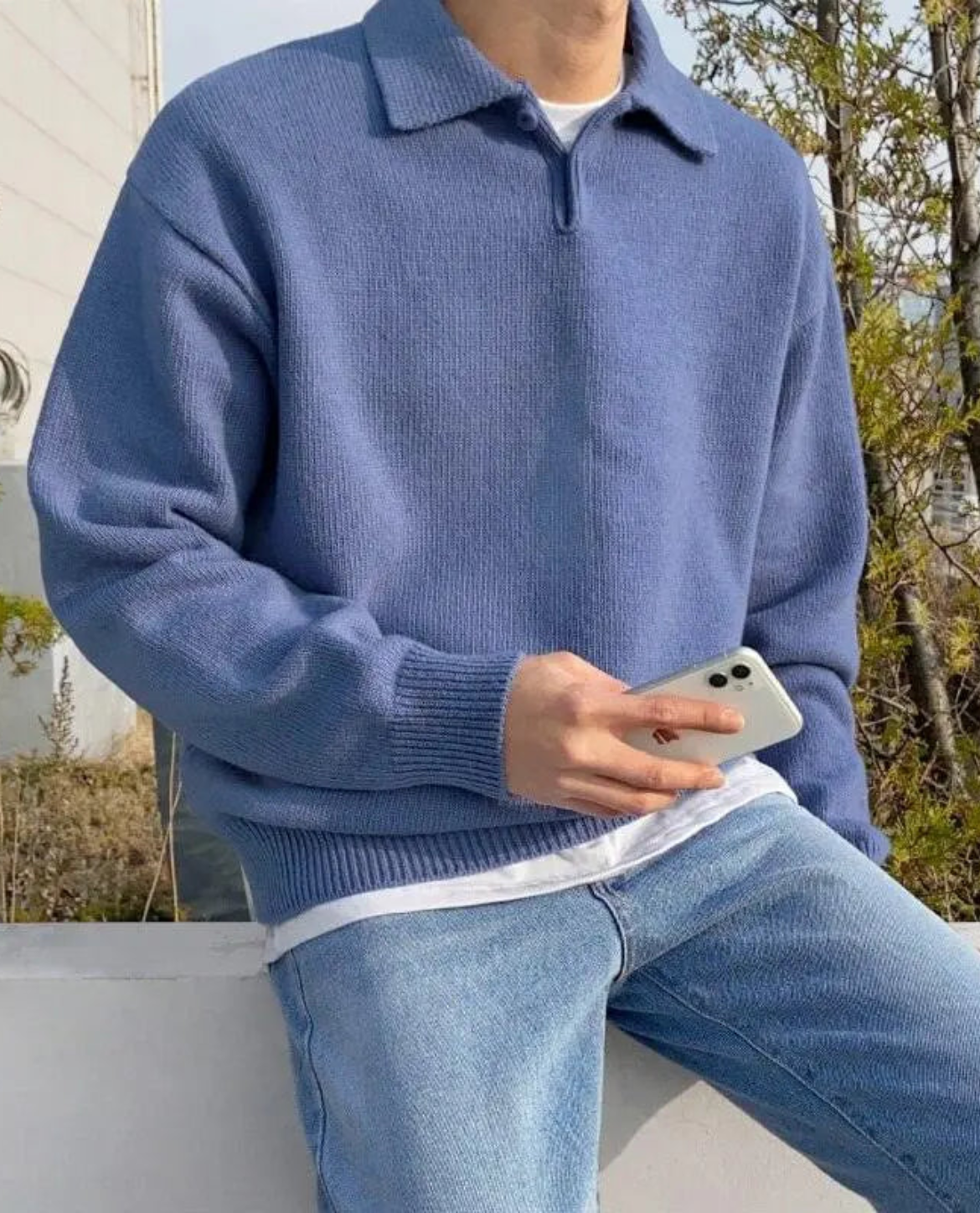 GUISTINO POLO SWEATER