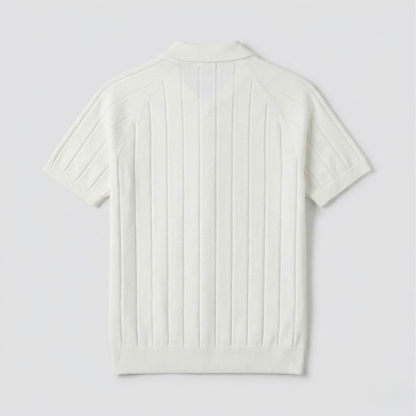 MASSIMO RIBBED KNIT POLO