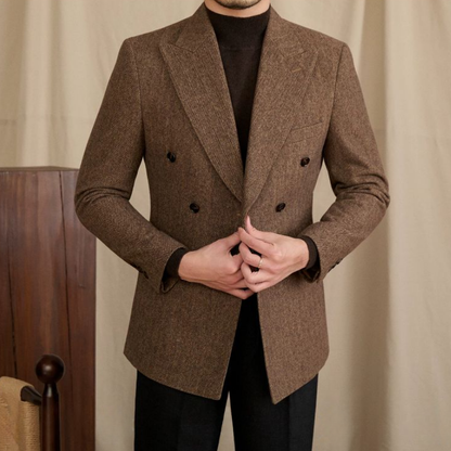 PAOLO DOUBLE-BREASTED BLAZER