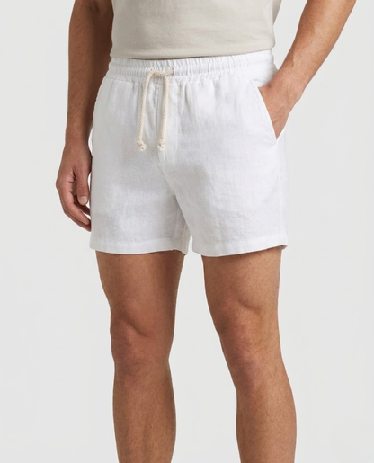 LAZARO LINEN SHORTS