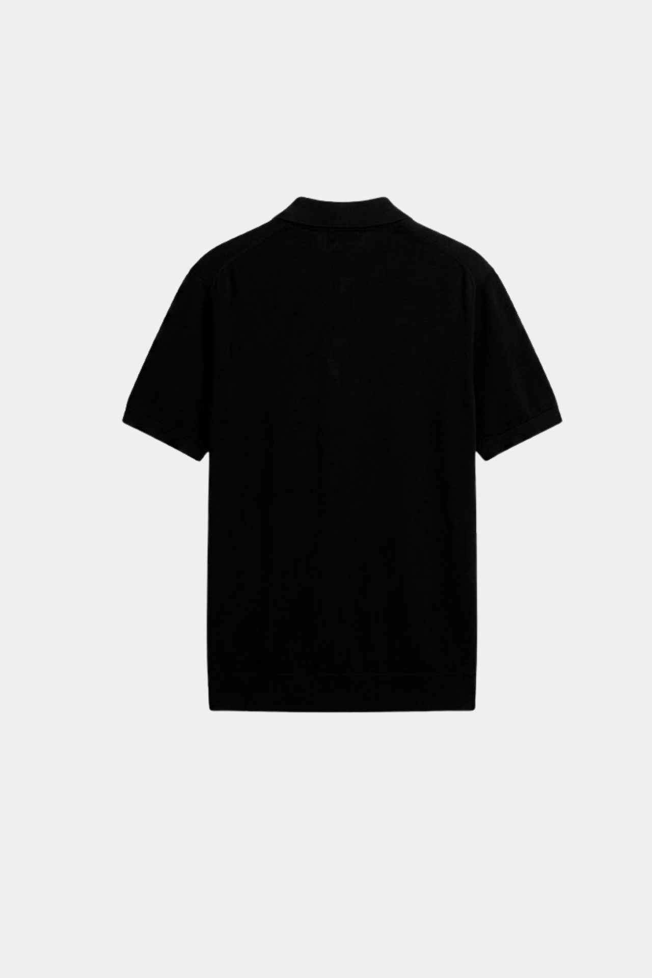 LEON KNIT OPEN-COLLAR POLO