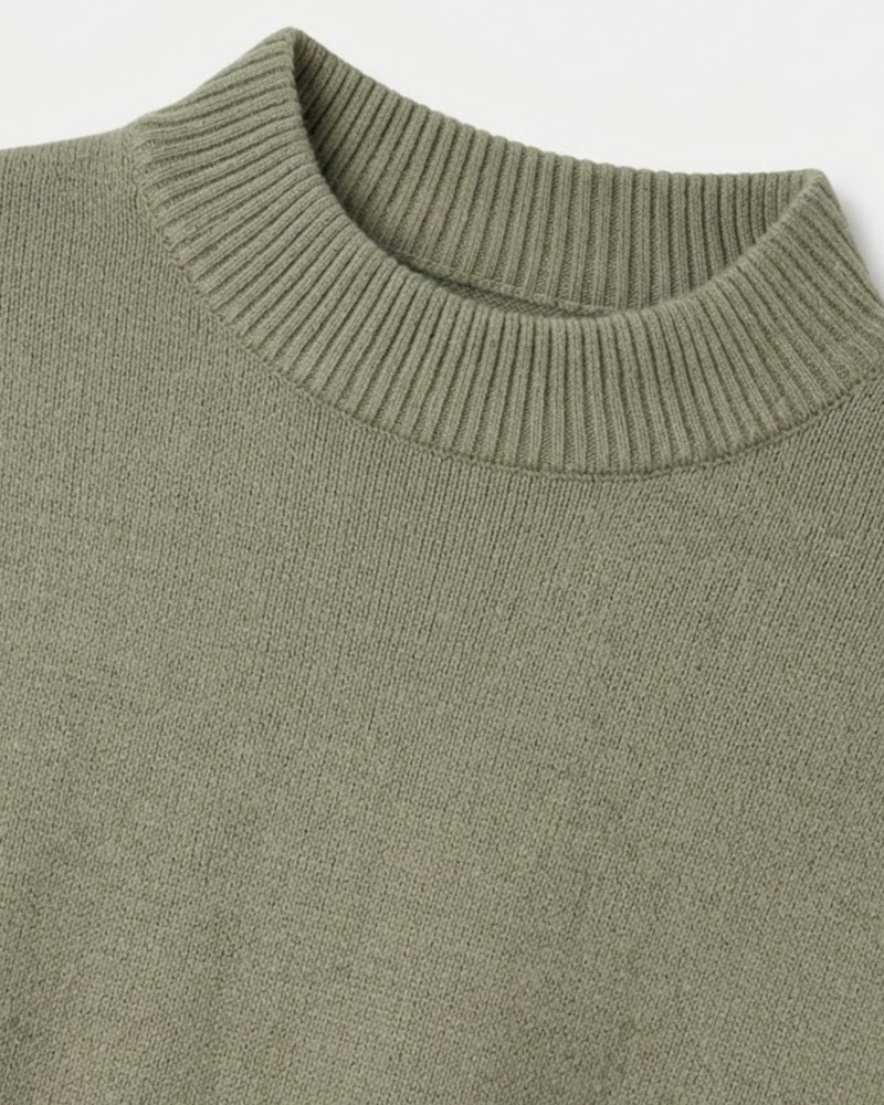 HARVEY MERINO MOCK NECK SWEATER