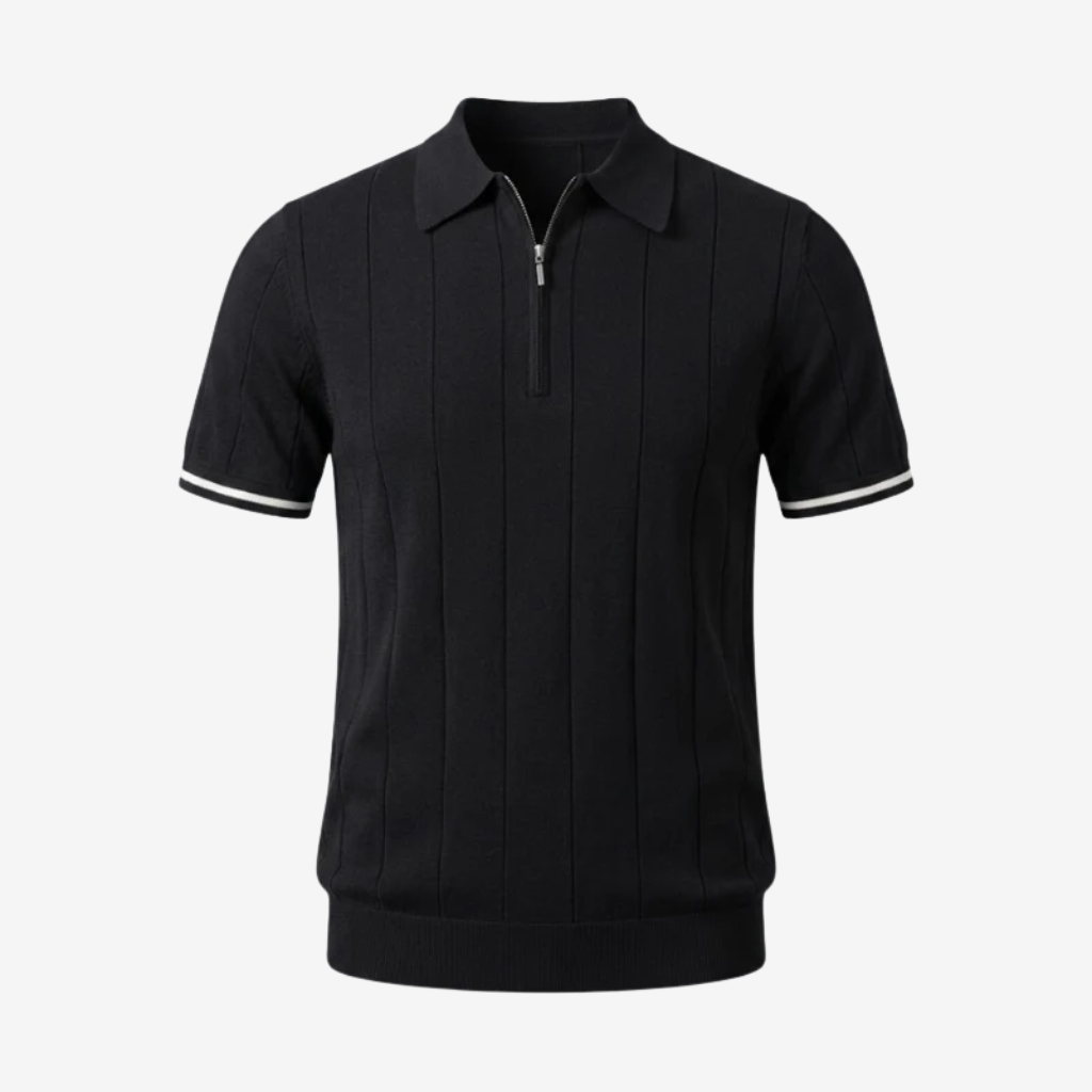 ADONIS PLEATED KNIT POLO – Timeless Men's Clothing | Riccardo Ricci