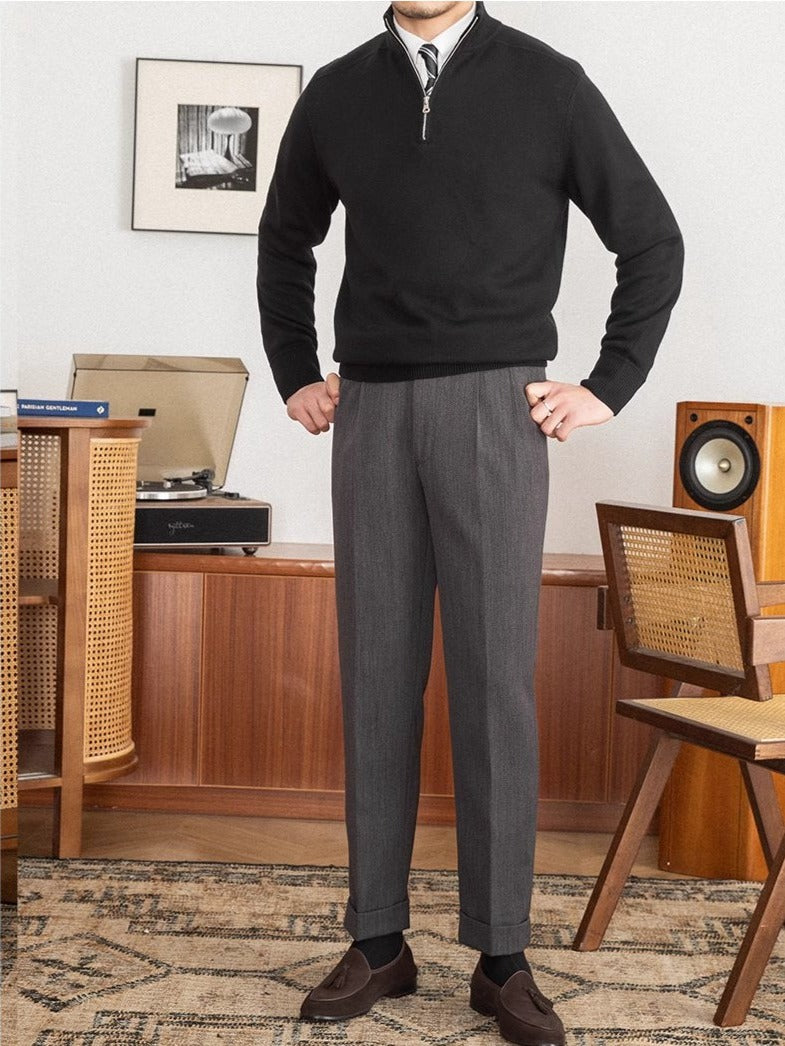 CLAUDIO HALF ZIPPER JUMPER