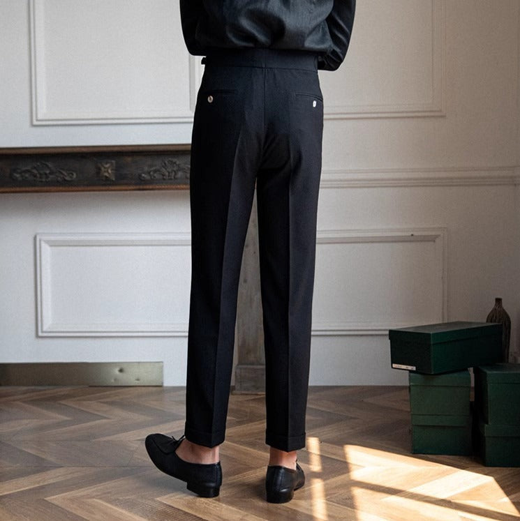 NICOLAS SEERSUCKER TROUSERS