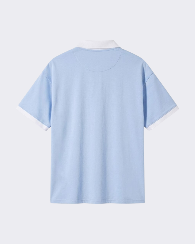 EVAN CONTRAST KNIT POLO