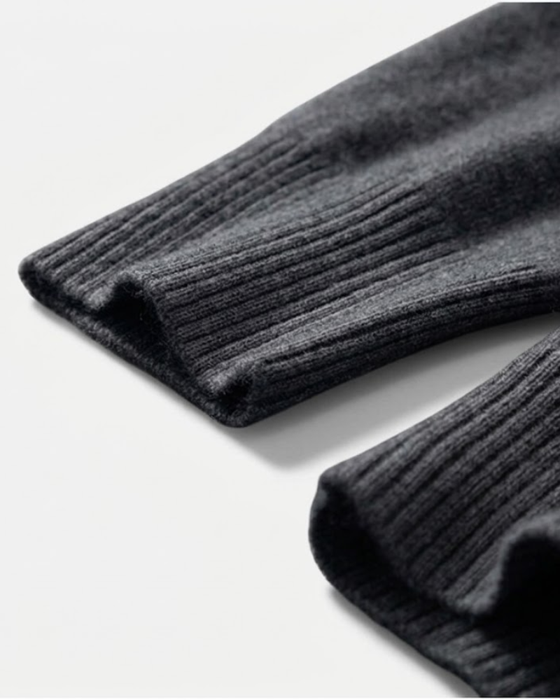 ROWAN MERINO HENLEY SWEATER