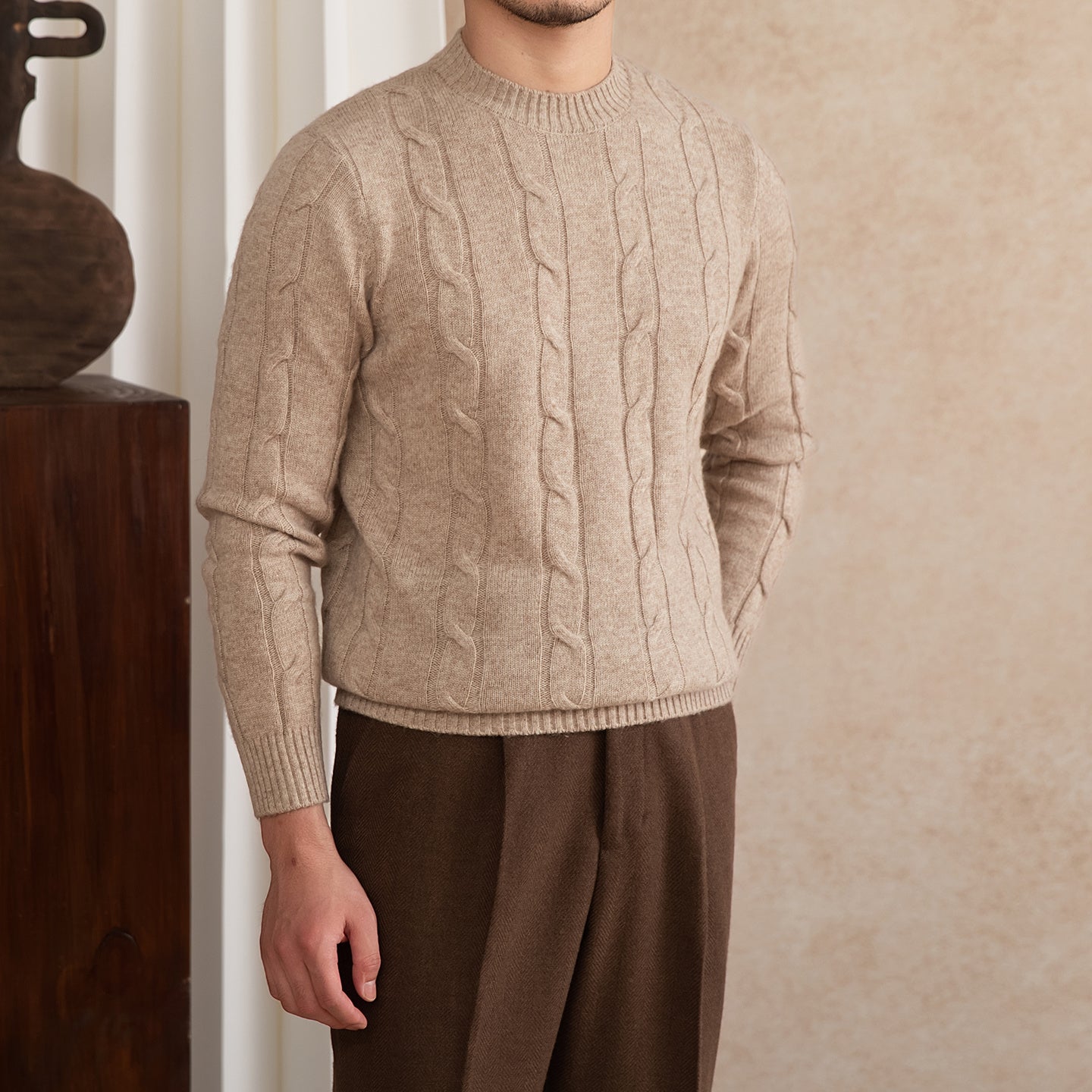 MAURO WOOL CREWNECK