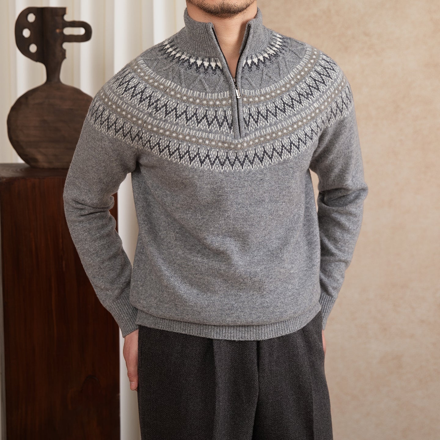 RAFFAEL ISLE YOKE KNIT