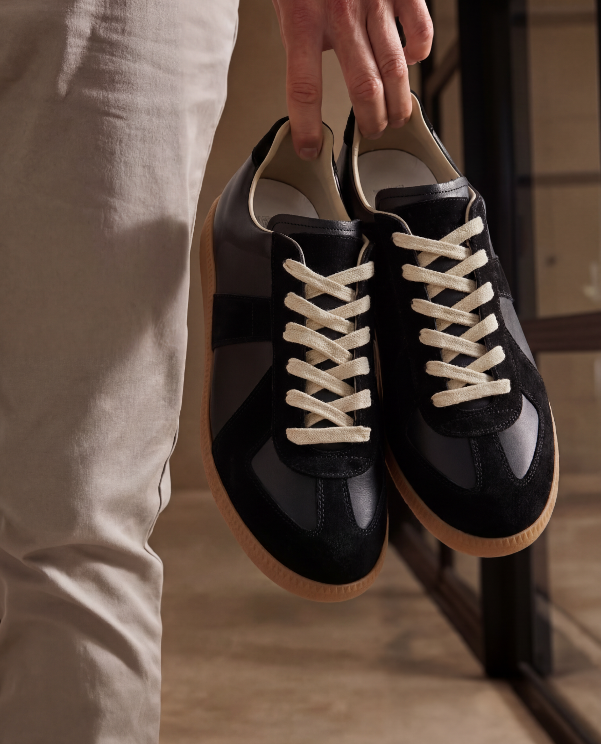 ERNEST LEATHER SNEAKERS
