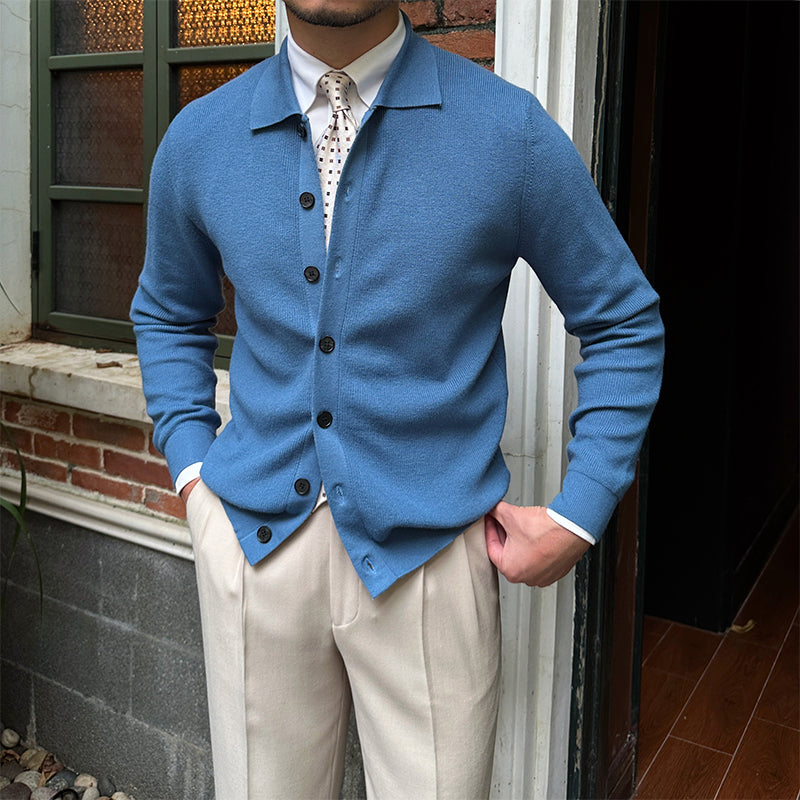FELIPE COLLARED CARDIGAN