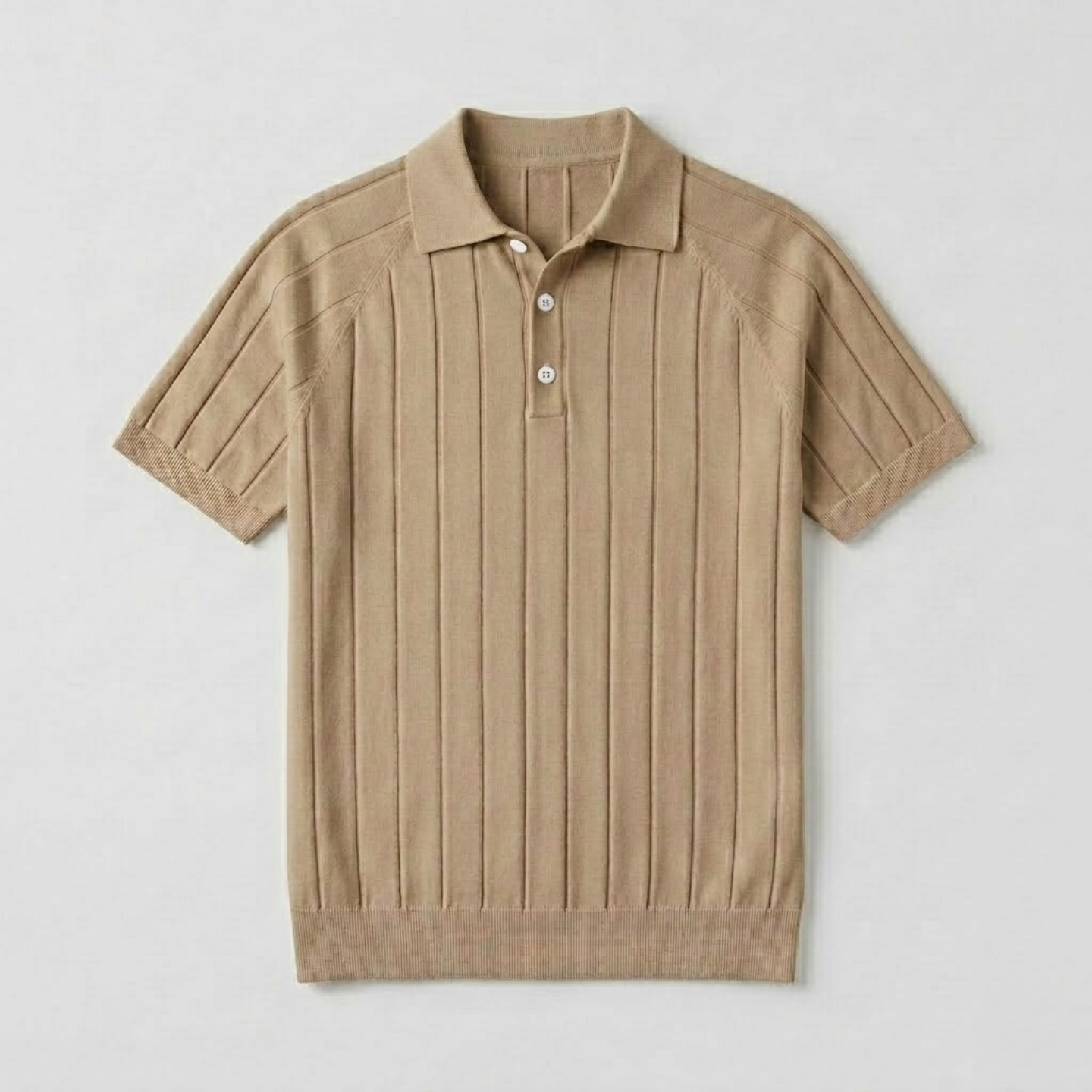 MASSIMO RIBBED KNIT POLO