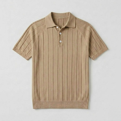 MASSIMO RIBBED KNIT POLO