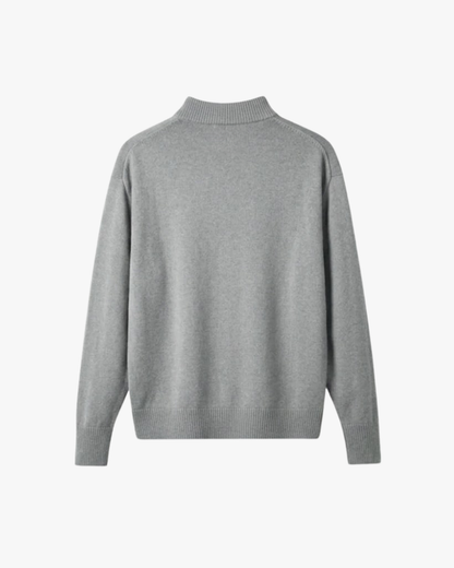 HARVEY MERINO MOCK NECK SWEATER