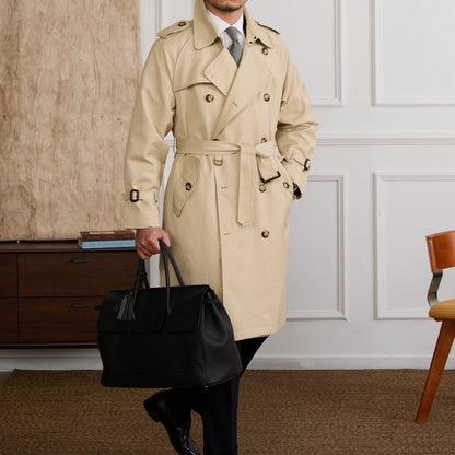 DOMENICO DOUBLE-BREASTED TRENCH COAT