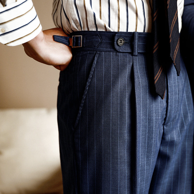 MARCEL PINSTRIPE TROUSERS