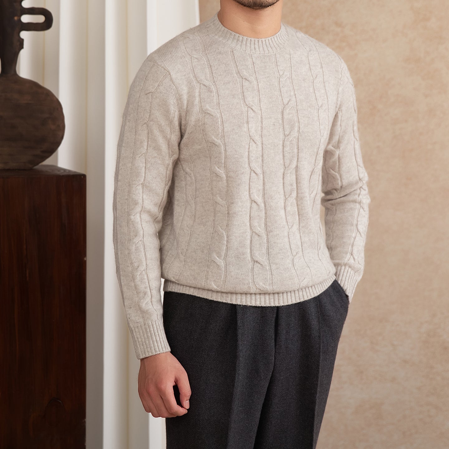 MAURO WOOL CREWNECK