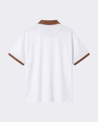 EVAN CONTRAST KNIT POLO