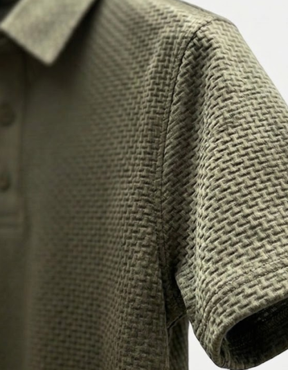 MARC TEXTURED KNIT POLO
