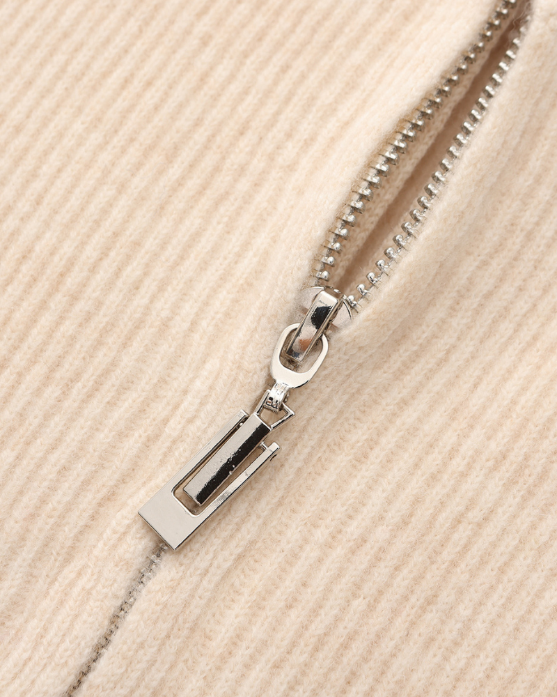 BENNETT MERINO FULL-ZIP SWEATER