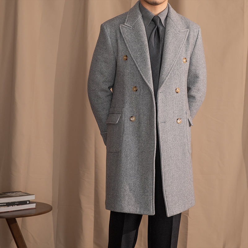 DOMINIC VINTAGE HERRINGBONE COAT – Timeless Men's Clothing
