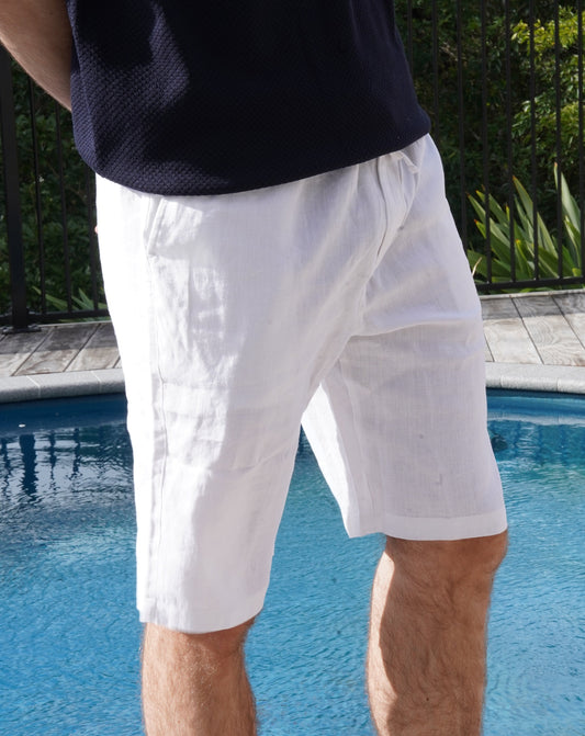 CLAUDIO LINEN SHORTS