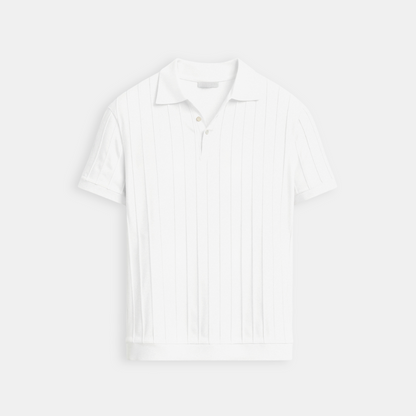 JULIAN RIBBED KNIT POLO