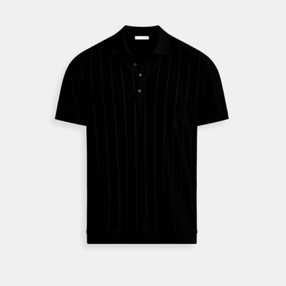 JULIAN RIBBED KNIT POLO