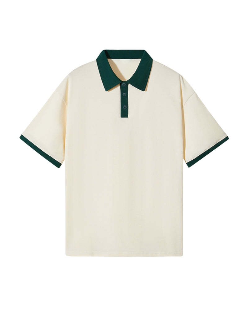 EVAN CONTRAST KNIT POLO