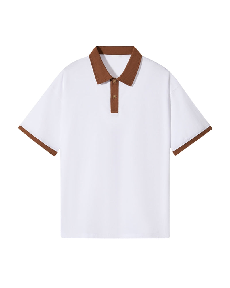 EVAN CONTRAST KNIT POLO