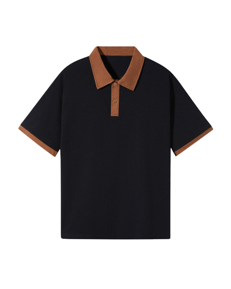 EVAN CONTRAST KNIT POLO