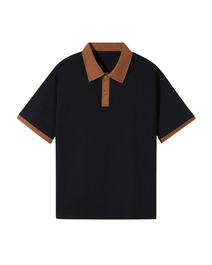 EVAN CONTRAST KNIT POLO