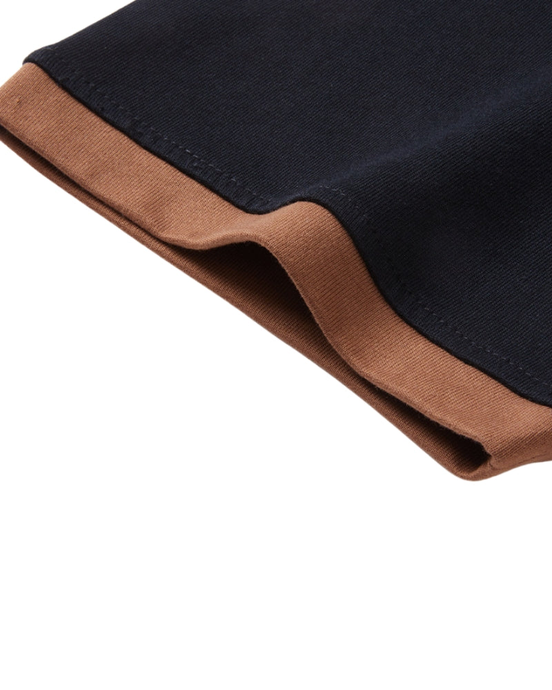 EVAN CONTRAST KNIT POLO