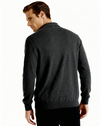ROWAN MERINO HENLEY SWEATER