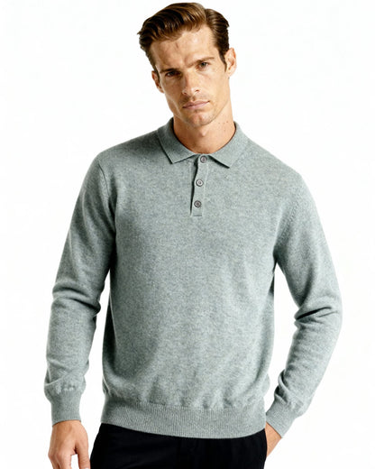 ROWAN MERINO HENLEY SWEATER