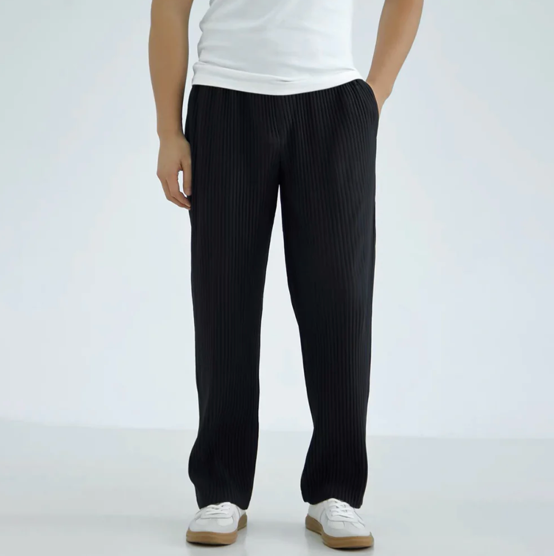 PIERRE PLEATED PANTS
