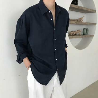 VINCENZO LINEN SHIRT