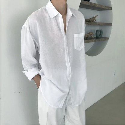 VINCENZO LINEN SHIRT
