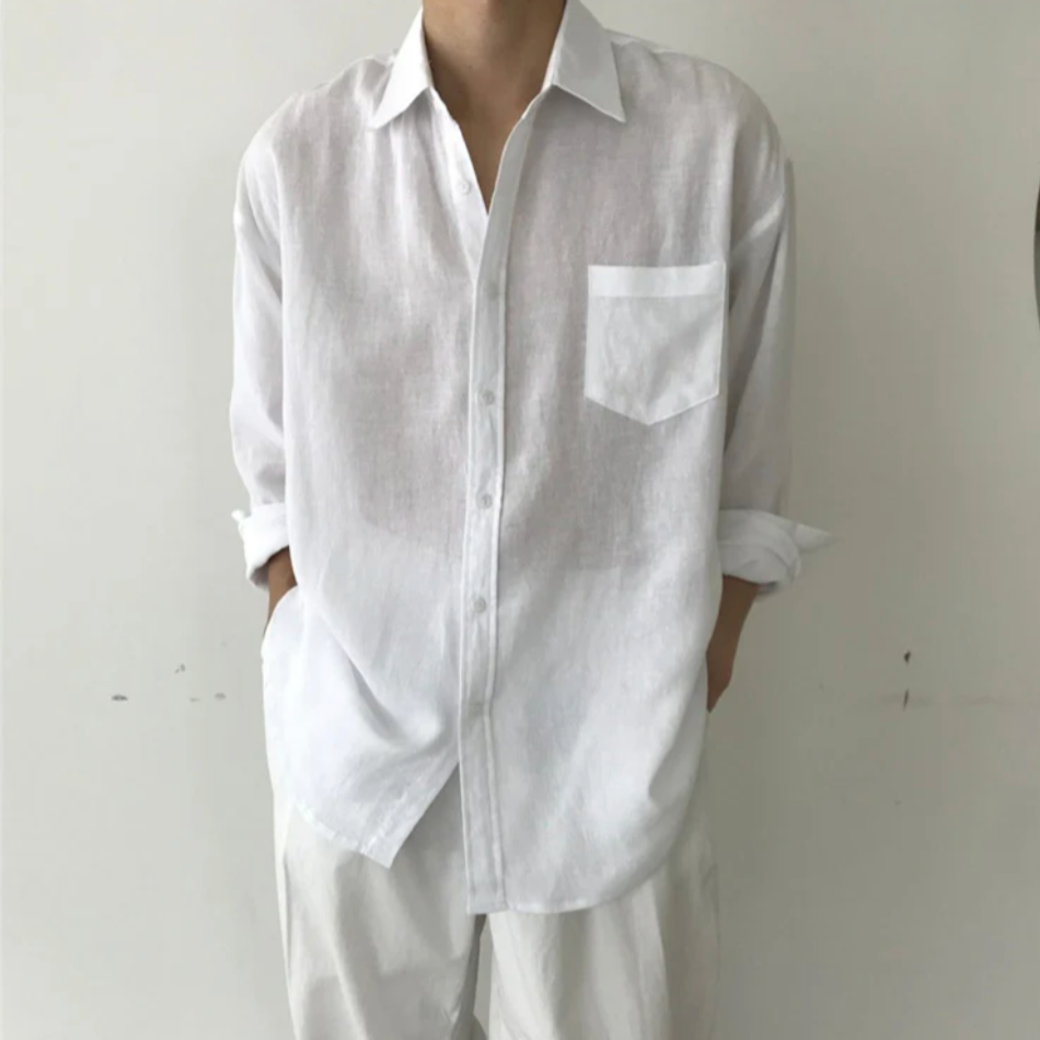 VINCENZO LINEN SHIRT