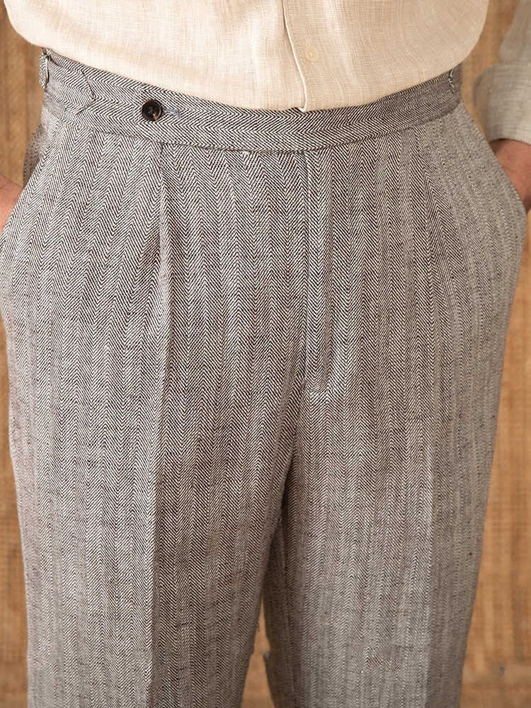 VINCENT LINEN TROUSERS